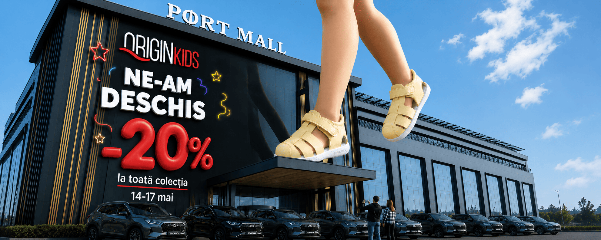 photo ORIGIN kids se deschide la PORT MALL