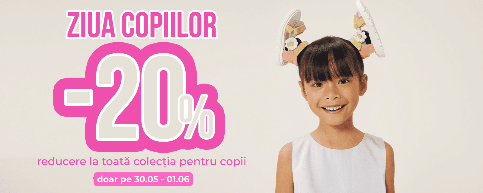 slide  Reduceri 20% la toata colectia pentru copii  origin