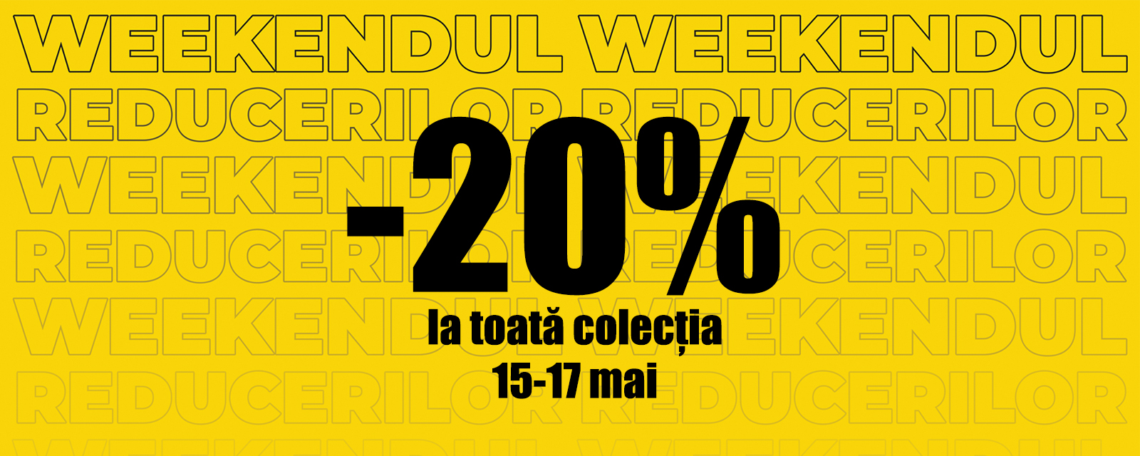 slide  WEEKENDUL REDUCERILOR -20%  origin