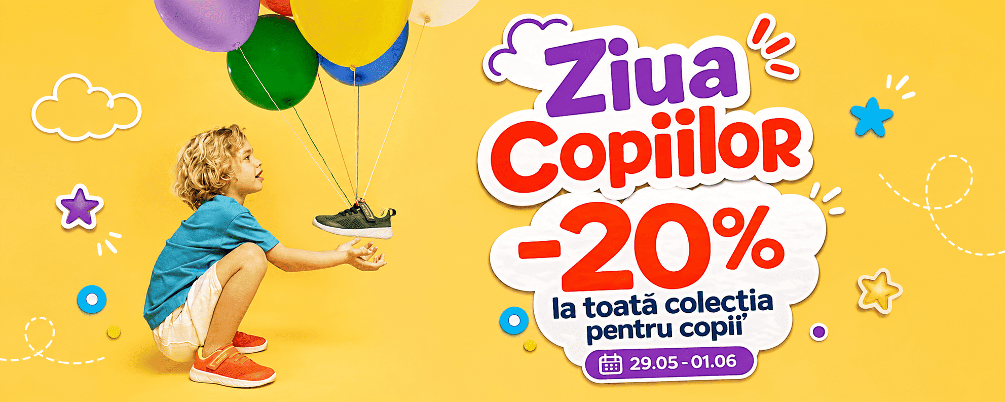 slide  Reduceri 20% la toata colectia pentru copii  origin